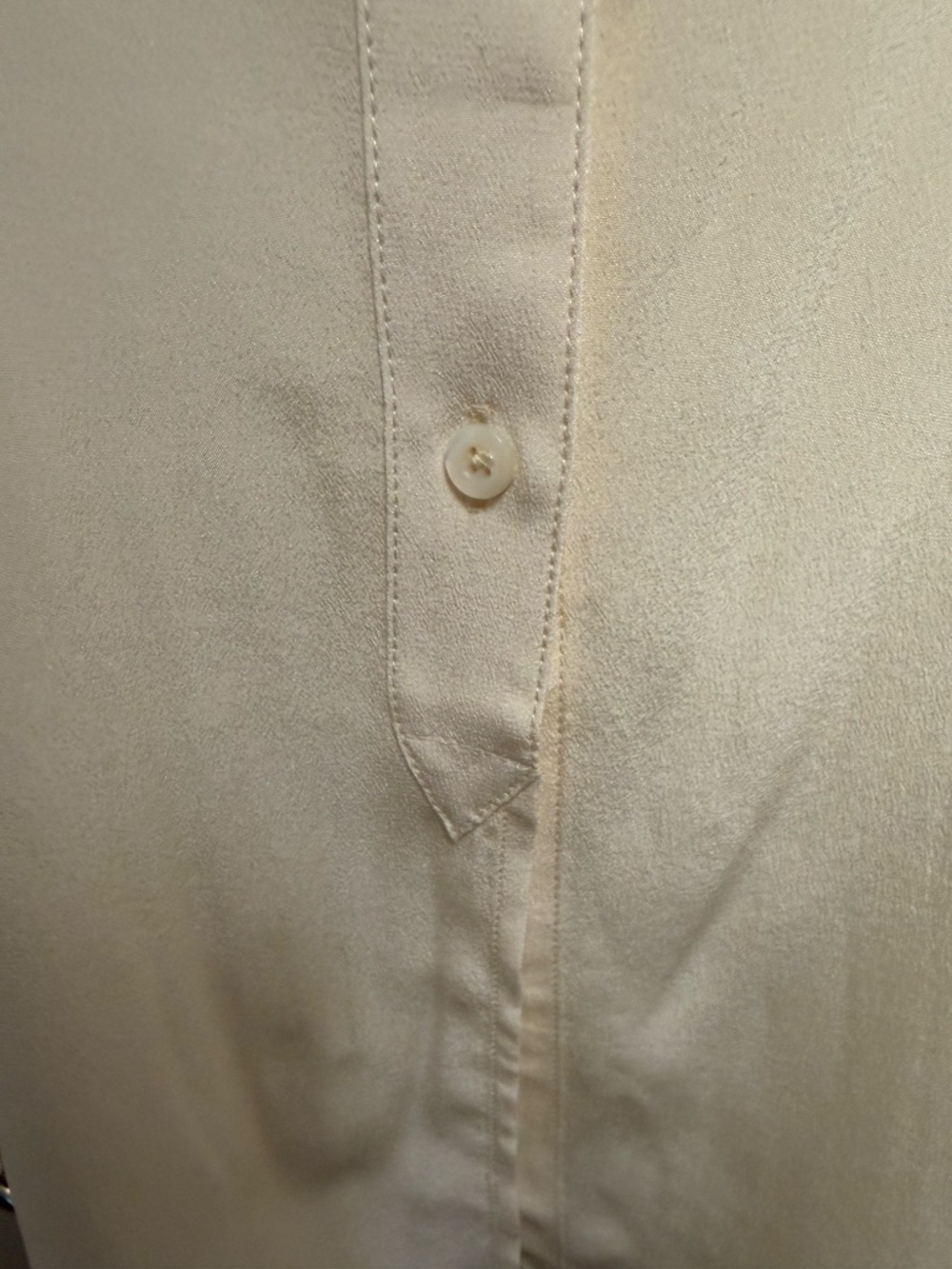 Jenni Kayne silk white blouse, size medium, NEW - Picture 5 of 8